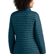 Back view of Women’s Packable Quilted Full-Zip