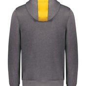 Back view of Youth Eco Revive™ Three-Season Triblend Fleece Hooded Sweatshirt