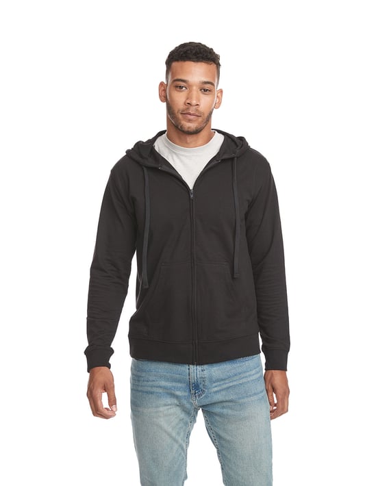 Front view of Adult Laguna French Terry Full-Zip Hooded Sweatshirt