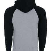 Back view of Athletic Fleece Banner Hooded Sweatshirt