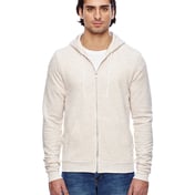 Front view of Unisex Triblend Full-Zip Hoodie