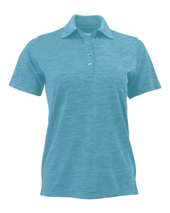Front view of Women’s Dakota Striated Heather Polo