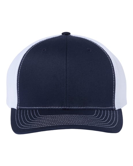Front view of 112+ R-Flex Adjustable Trucker Cap