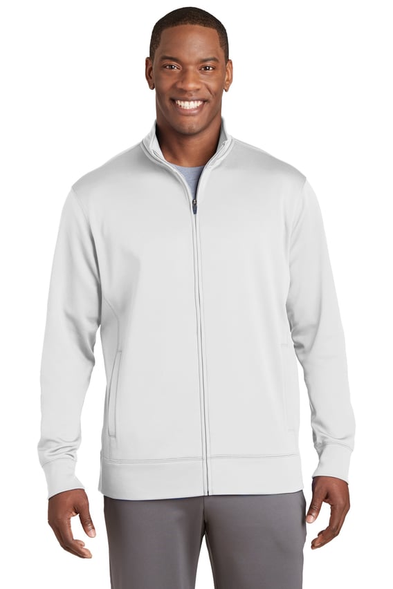 Front view of Sport-Wick&reg; Fleece Full-Zip Jacket