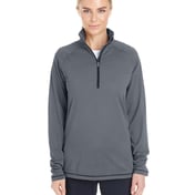 Front view of Ladies’ Tech Stripe Quarter Zip