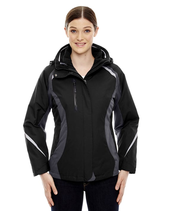 Front view of Ladies’ Height 3-in-1 Jacket With Insulated Liner