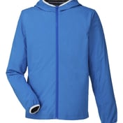 Front view of Stillwater Hooded Windbreaker