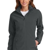 Front view of Women’s Hooded Soft Shell Parka