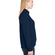 Side view of Ladies’ 7.2 Oz. Sofspun Quarter-Zip Sweatshirt