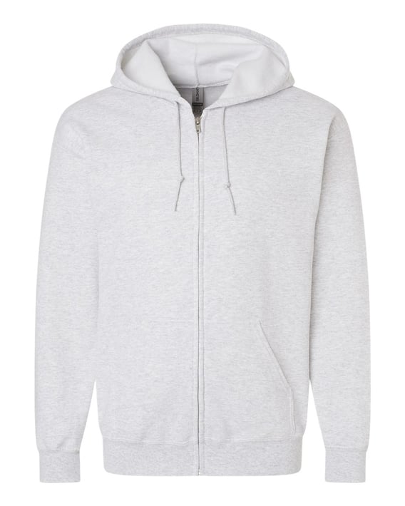 Front view of Heavy Blend™ Full-Zip Hooded Sweatshirt