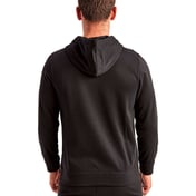 Back view of Spun Dyed Hooded Sweatshirt