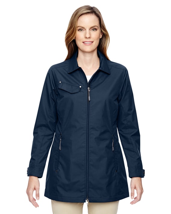 Front view of Ladies’ Excursion Ambassador Lightweight Jacket With Fold Down Collar
