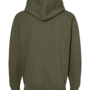 Back view of Heavyweight Full-Zip Hooded Sweatshirt