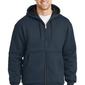 Front view of Heavyweight Full-Zip Hooded Sweatshirt With Thermal Lining