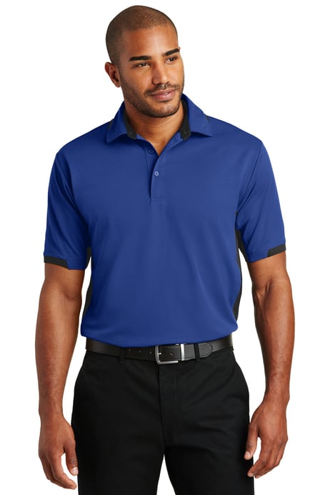 Front view of Dry Zone&reg; Colorblock Ottoman Polo