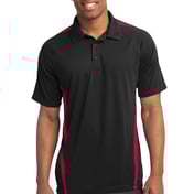 Front view of PosiCharge® Micro-Mesh Colorblock Polo