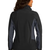 Back view of Women’s Core Colorblock Soft Shell Jacket