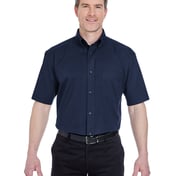 Front view of Adult Short-Sleeve Whisper Twill