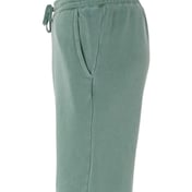 Side view of Pigment-Dyed Fleece Shorts