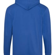 Back view of Midweight College Full-Zip Hooded Sweatshirt