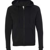 Front view of Special Blend Raglan Full-Zip Hooded Sweatshirt
