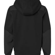 Back view of Mission Quarter-Zip Hooded Pullover