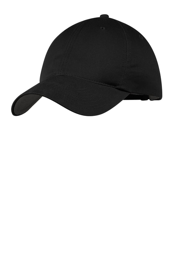 Front view of Unstructured Cotton/Poly Twill Cap