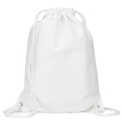 Front view of Jersey Mesh Drawstring Backpack