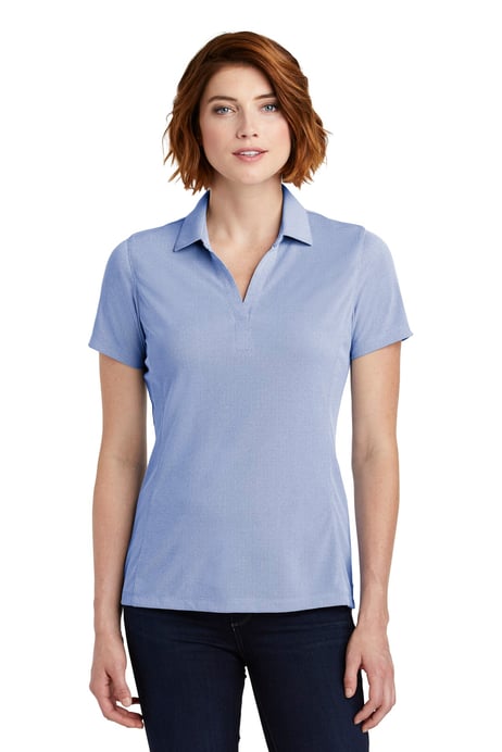 Front view of Women's Poly Oxford Pique Polo