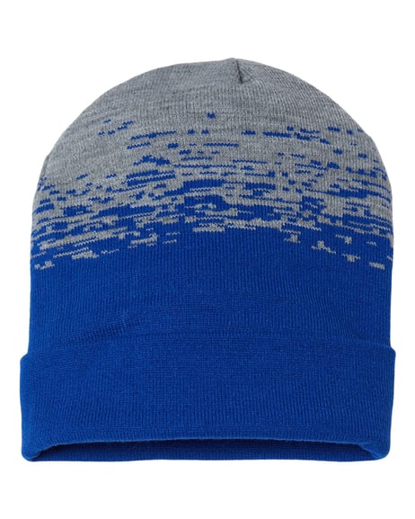 Front view of USA-Made Static Cuffed Beanie