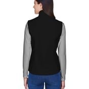 Back view of Ladies’ Three-Layer Light Bonded Performance Soft Shell Vest