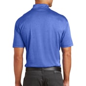 Back view of Trace Heather Polo