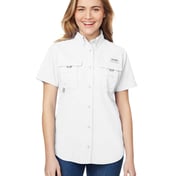 Front view of Ladies’ Bahama™ Short-Sleeve Shirt