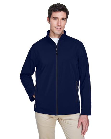 Front view of Men's Tall Cruise Two-Layer Fleece Bonded SoftShell Jacket