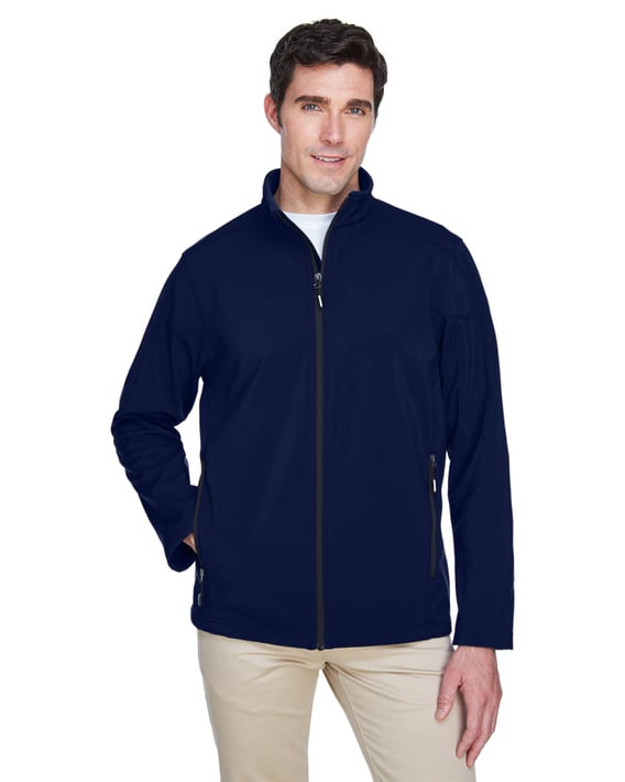 Front view of Men’s Tall Cruise Two-Layer Fleece Bonded SoftShell Jacket