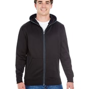 Front view of Adult Glow Full-Zip Hood