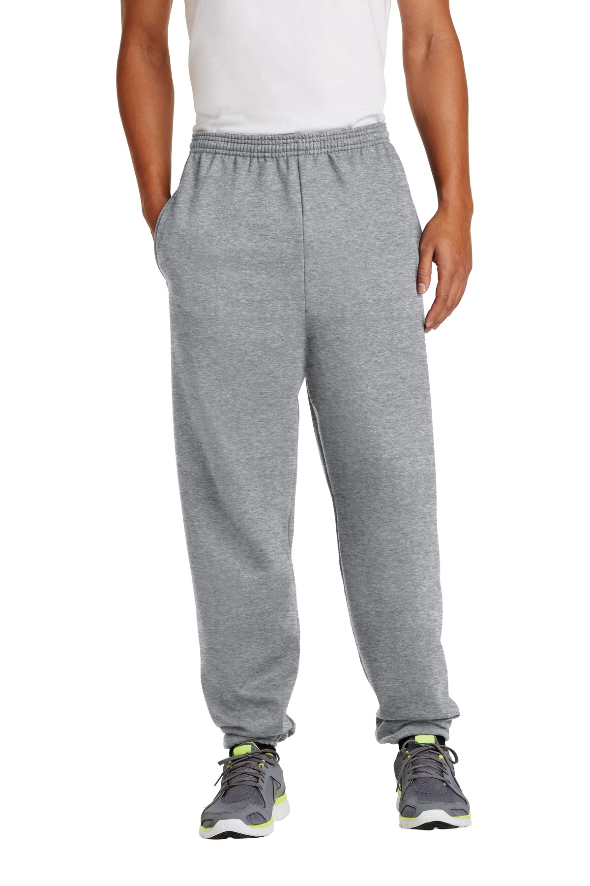 Front view of Essential Fleece Sweatpant With Pockets