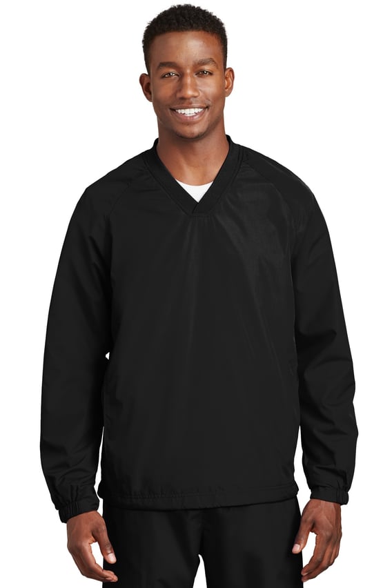 Front view of V-Neck Raglan Wind Shirt