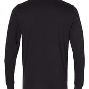 Back view of Sueded Long Sleeve T-Shirt