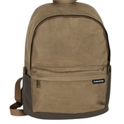 Front view of 100% Waxed Cotton Canvas Backpack