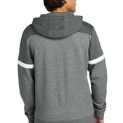 Back view of Drive Fleece Colorblock Hoodie
