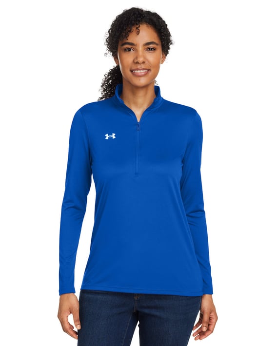 Front view of Ladies’ Team Tech Half-Zip