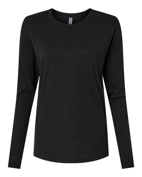 Front view of Women’s Cotton Relaxed Long Sleeve T-Shirt