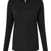 Front view of Women’s Cotton Relaxed Long Sleeve T-Shirt