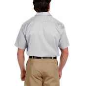 Back view of Men’s Short-Sleeve Work Shirt