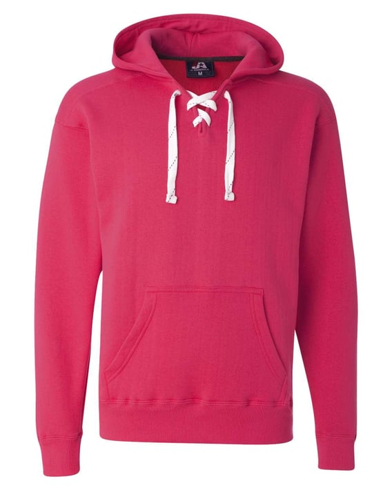 Front view of Sport Lace Hooded Sweatshirt