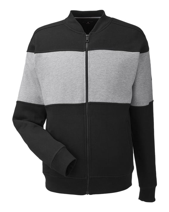 Front view of Anchor Fleece Colorblocked Bomber Jacket