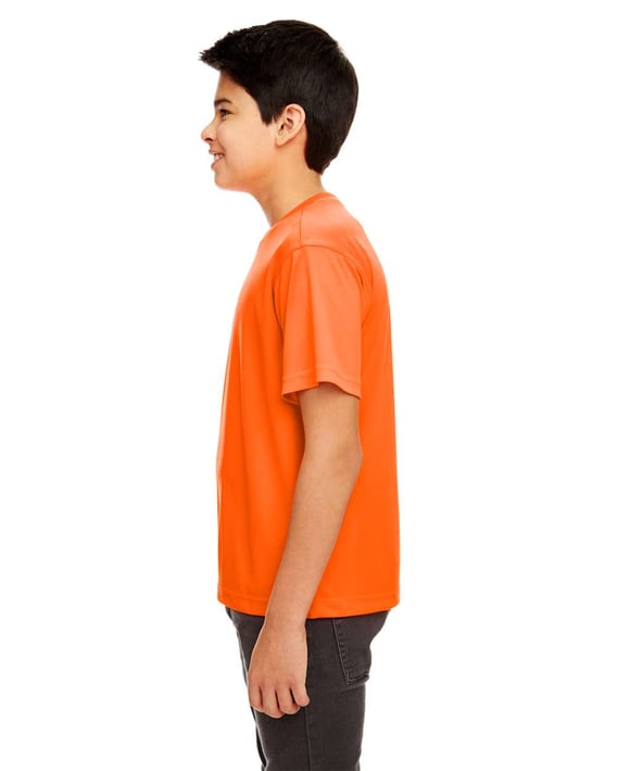 Side view of Youth Cool & Dry Sport Performance Interlock T-shirt