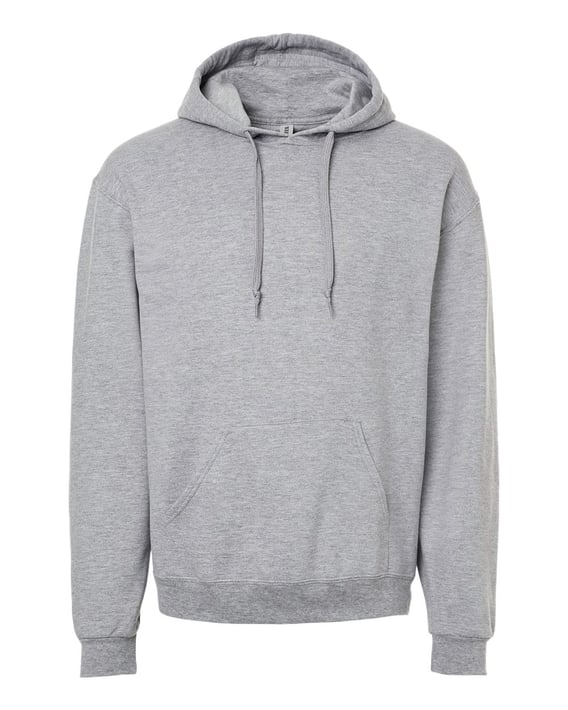 Front view of Ultimate CVC Hooded Sweatshirt