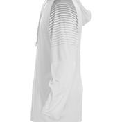 Side view of Lineup Hooded Long Sleeve T-Shirt